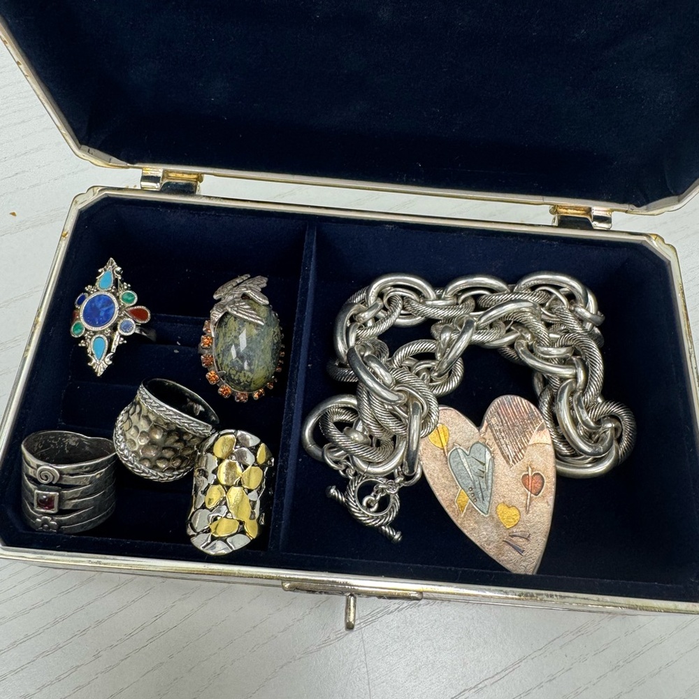 7pc estate sale untested jewelry bundle